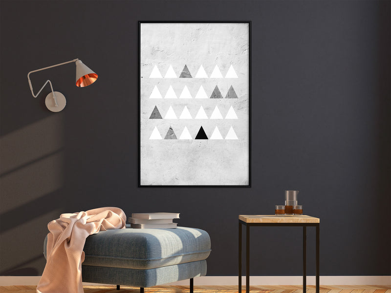 Poster - Christmas Tree Plantation  - zwart