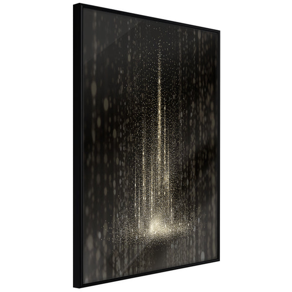 Poster - Rain of Light  - zwart