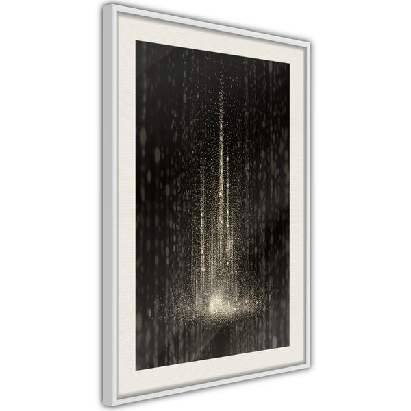 Poster - Rain of Light  - wit passepartout