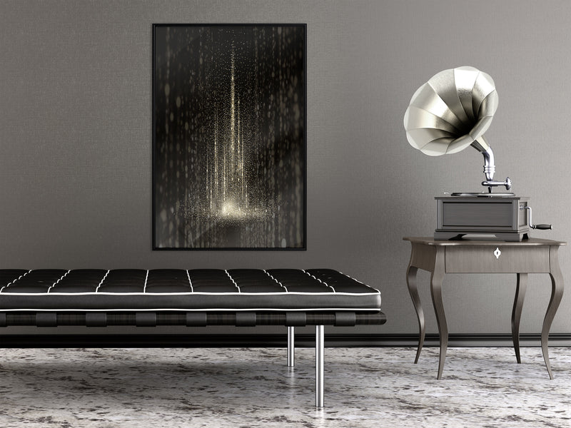 Poster - Rain of Light  - zwart