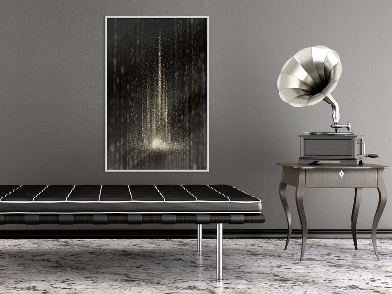 Poster - Rain of Light  - wit