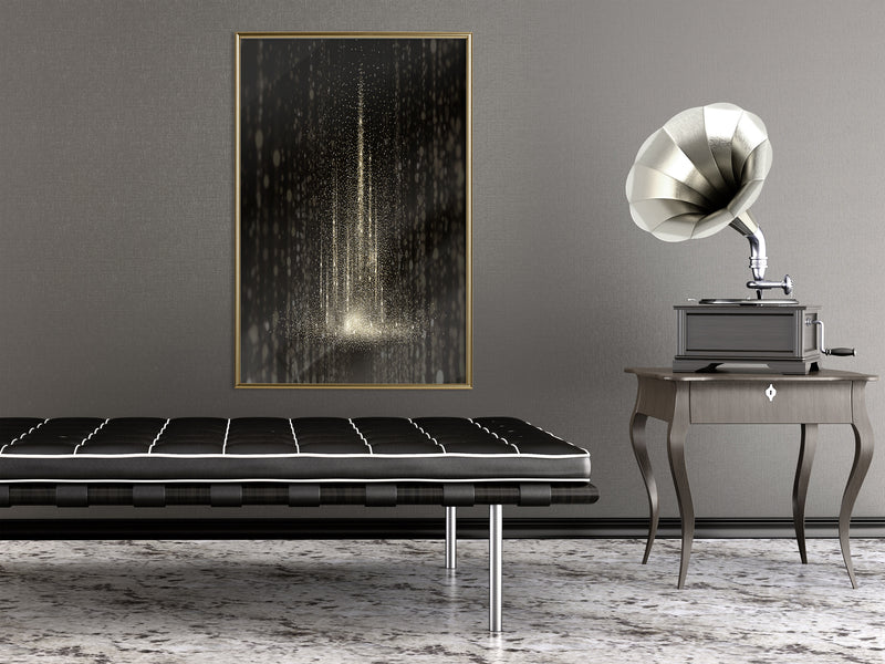 Poster - Rain of Light  - goud