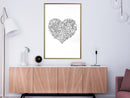 Poster - Fulfillment of Love  - goud