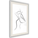 Poster - Passionate Closeness  - wit passepartout