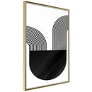 Poster - Flow  - goud