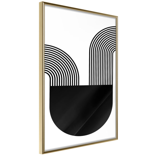 Poster - Flow  - goud