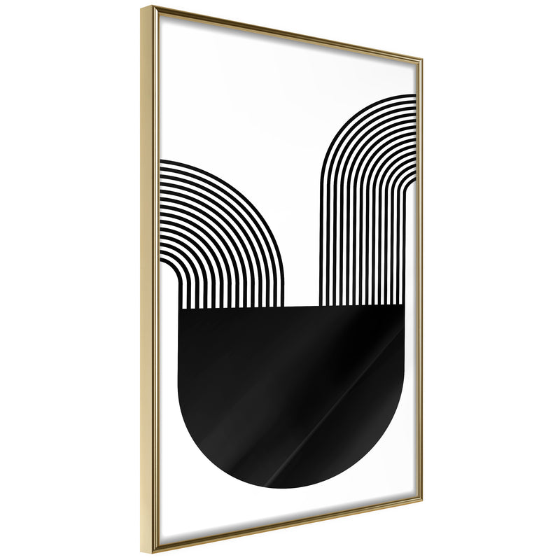 Poster - Flow  - goud