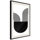 Poster - Flow  - zwart passepartout