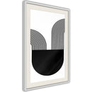 Poster - Flow  - wit passepartout