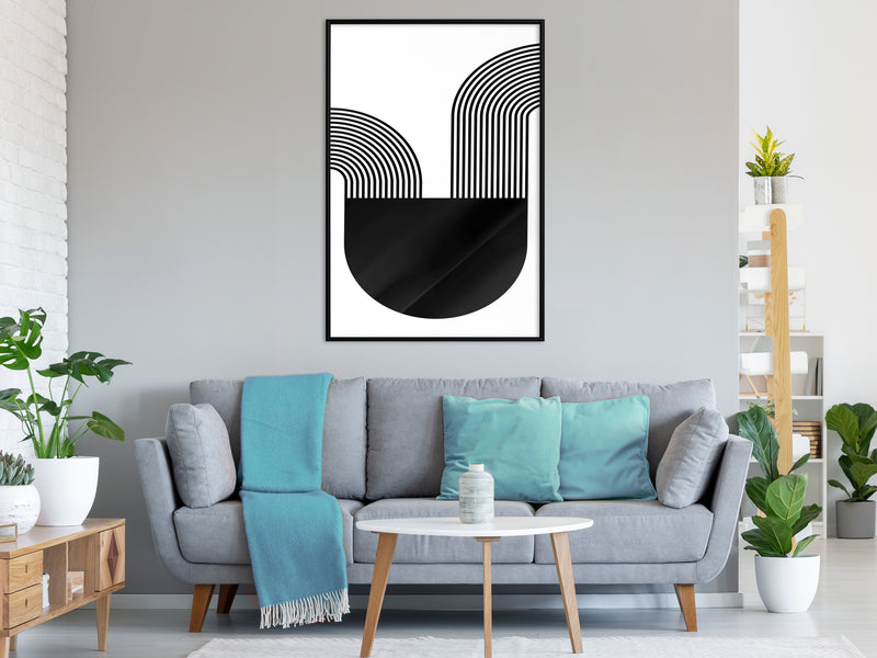 Poster - Flow  - zwart