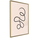 Poster - Winding Road  - goud