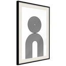 Poster - Internal Balance  - zwart passepartout