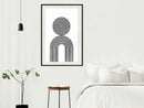 Poster - Internal Balance  - zwart passepartout