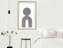 Poster - Internal Balance  - goud passepartout