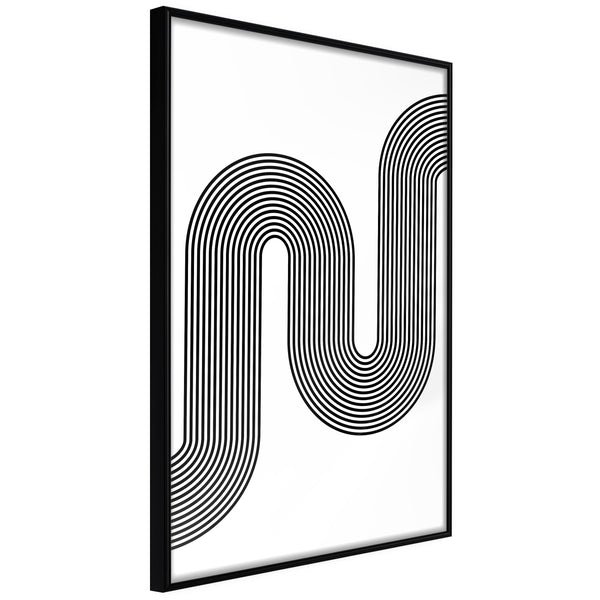 Poster - Ups and Downs of Life  - zwart