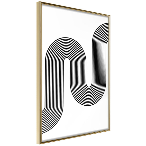 Poster - Ups and Downs of Life  - goud