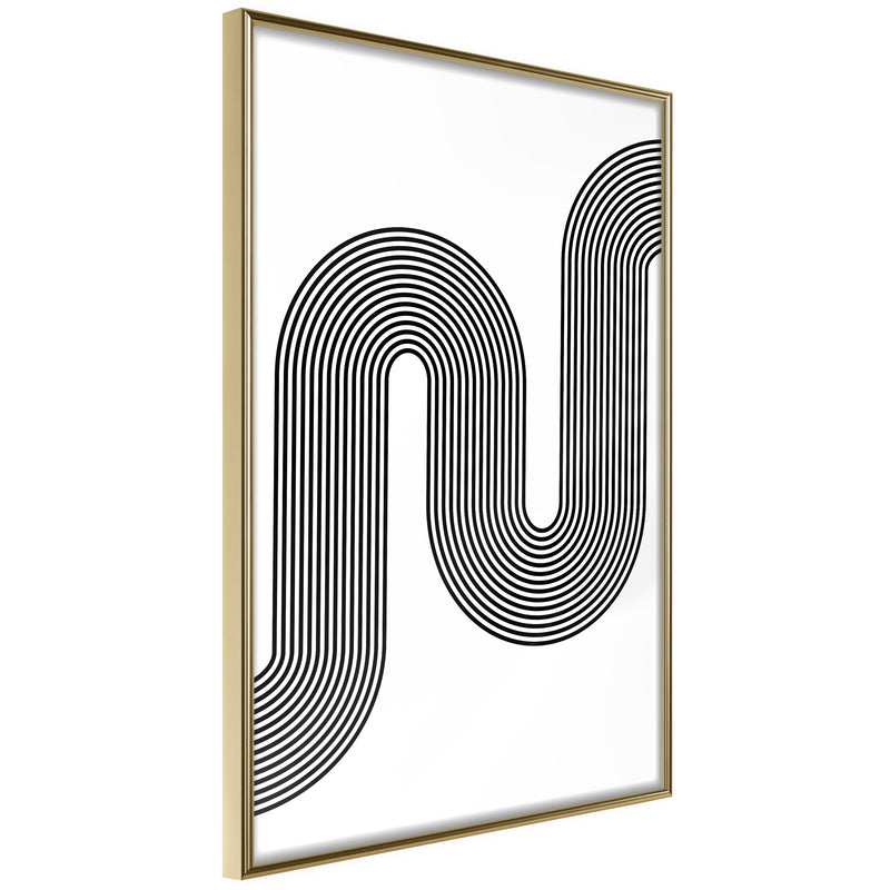 Poster - Ups and Downs of Life  - goud
