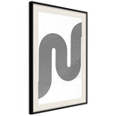 Poster - Ups and Downs of Life  - zwart passepartout