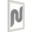 Poster - Ups and Downs of Life  - wit passepartout