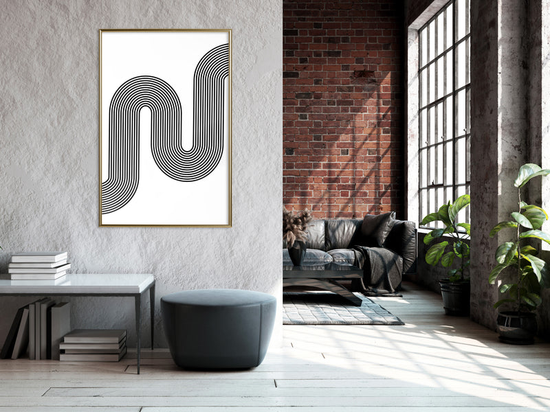 Poster - Ups and Downs of Life  - goud