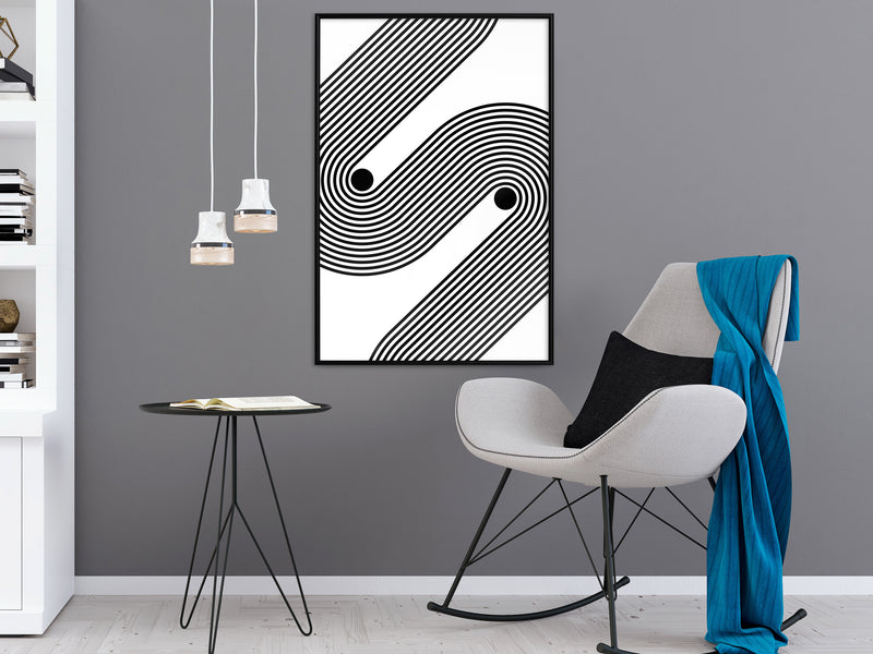 Poster - Separated  - zwart