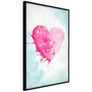 Poster - Symbol Of Love  - zwart