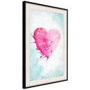 Poster - Symbol Of Love  - zwart passepartout