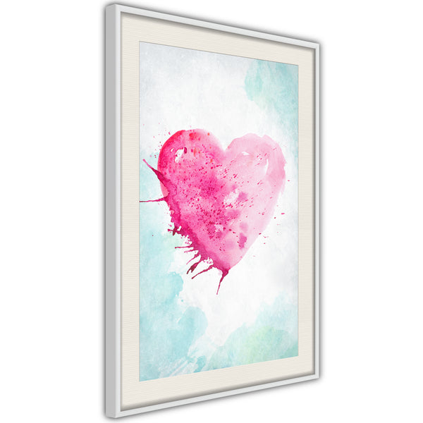 Poster - Symbol Of Love  - wit passepartout