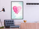 Poster - Symbol Of Love  - zwart