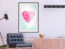 Poster - Symbol Of Love  - zwart passepartout