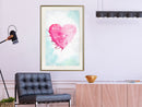 Poster - Symbol Of Love  - goud passepartout