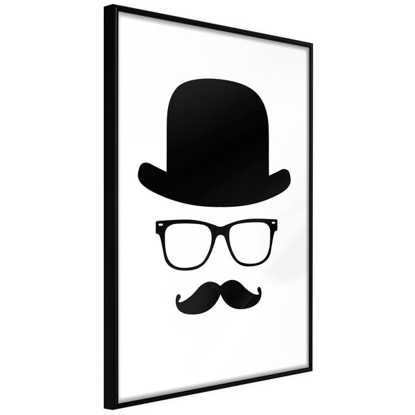 Poster - Gentleman Attributes  - zwart