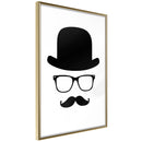 Poster - Gentleman Attributes  - goud