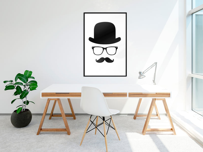 Poster - Gentleman Attributes  - zwart