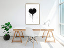 Poster - Graffiti Heart  - goud