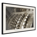 Poster - Ka-Ching!  - zwart passepartout