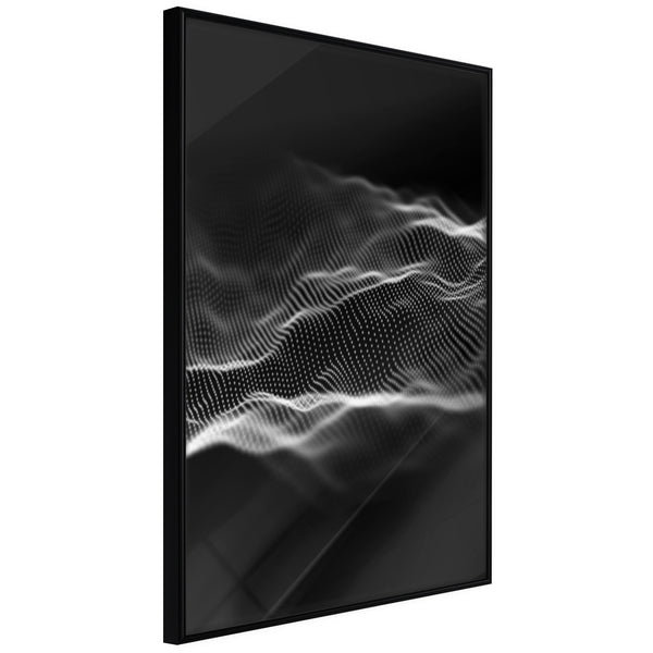Poster - Sound Wave  - zwart