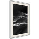 Poster - Sound Wave  - wit passepartout