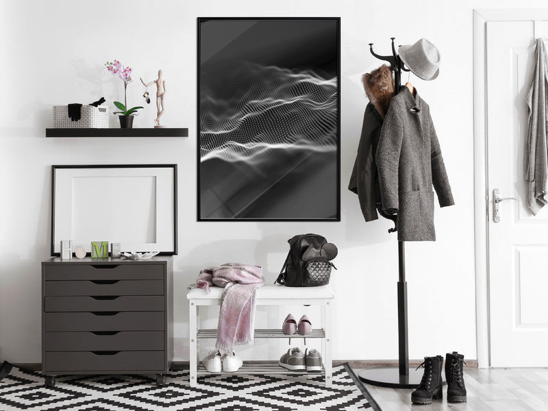 Poster - Sound Wave  - zwart