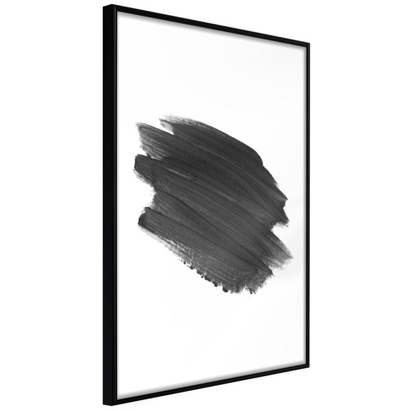 Poster - Brush Test  - zwart