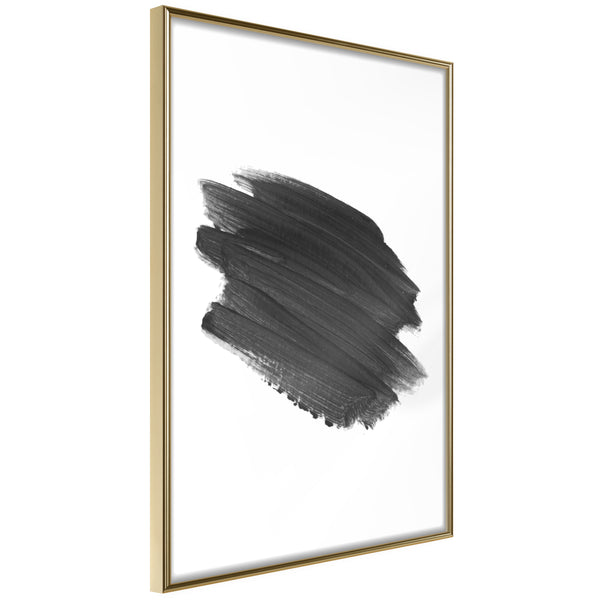 Poster - Brush Test  - goud