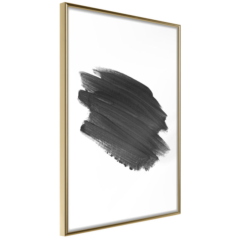 Poster - Brush Test  - goud