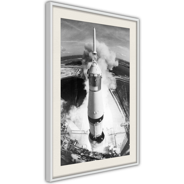 Poster - Beginning of the Mission  - wit passepartout