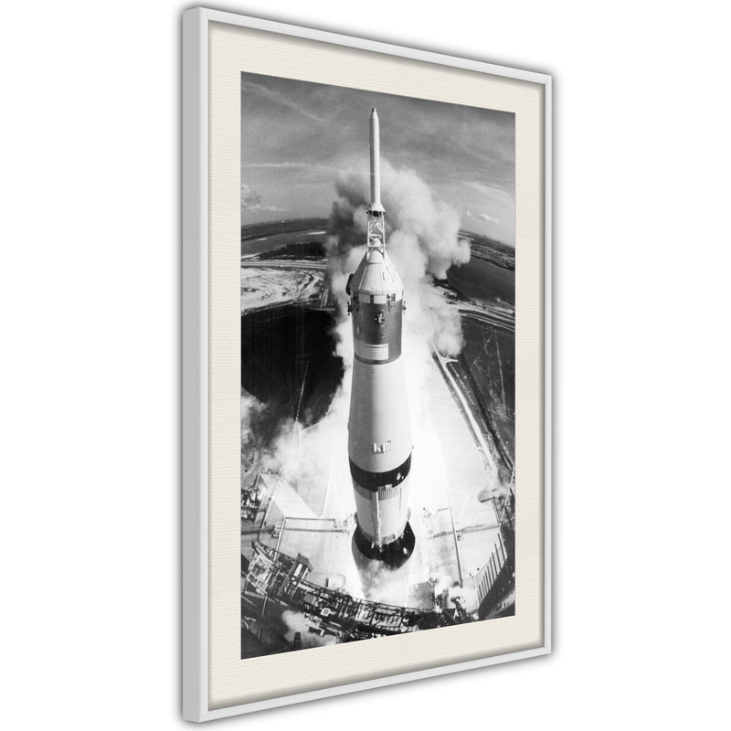 Poster - Beginning of the Mission  - wit passepartout