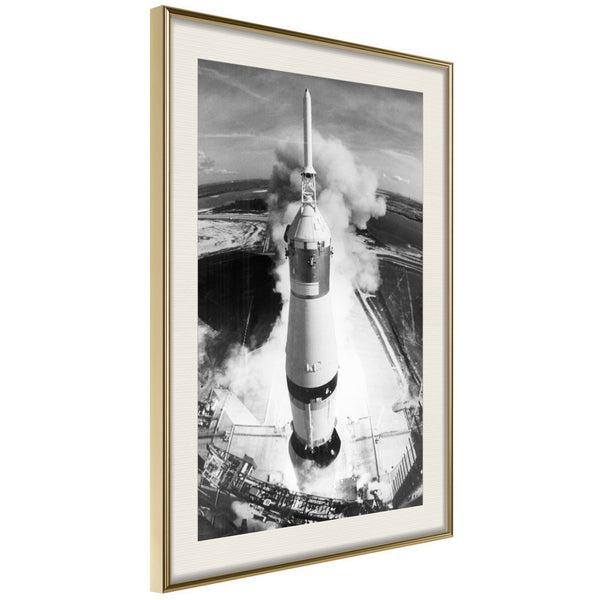 Poster - Beginning of the Mission  - goud passepartout