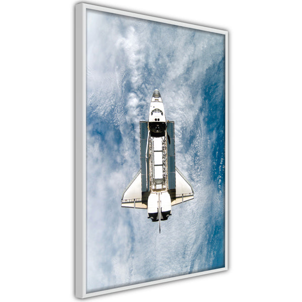 Poster - Shuttle Flight  - wit