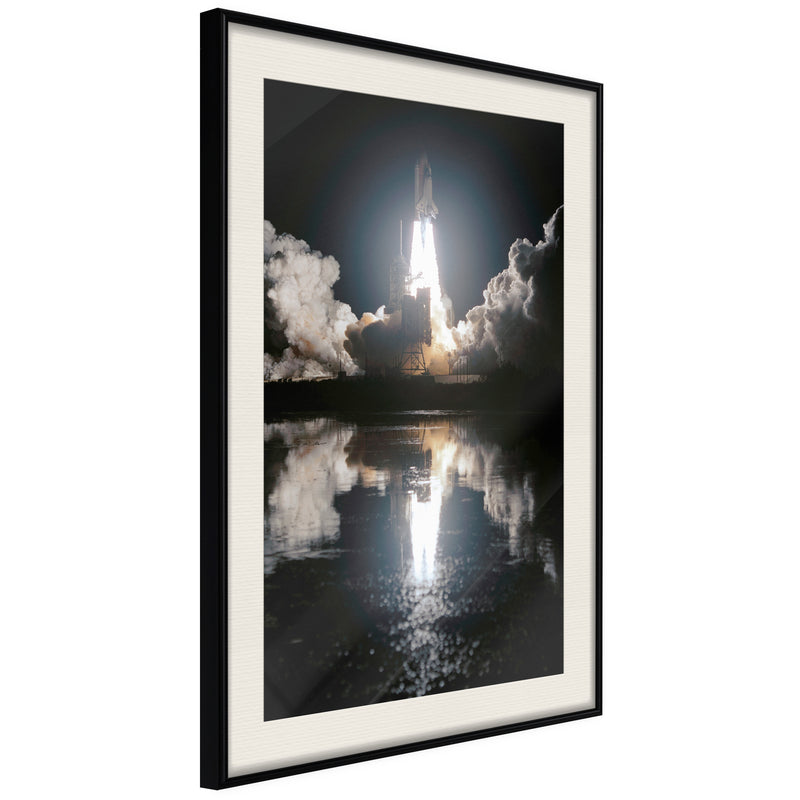 Poster - Into the Unknown  - zwart passepartout