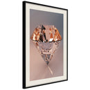 Poster - Shiny Gem  - zwart passepartout