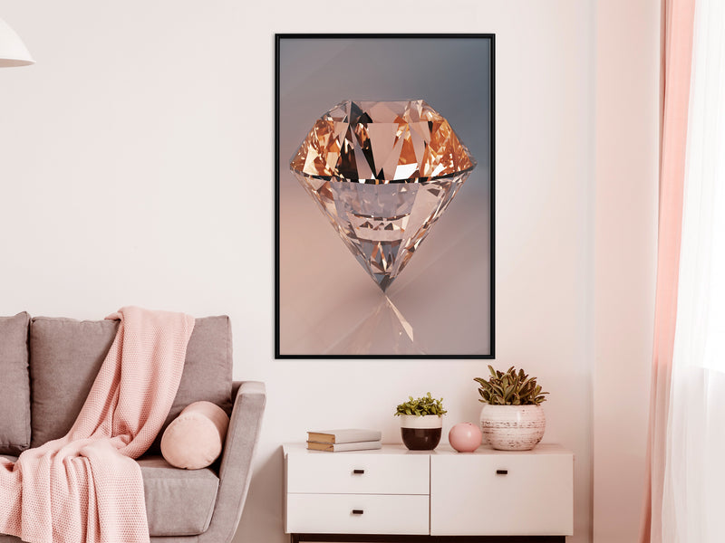 Poster - Shiny Gem  - zwart