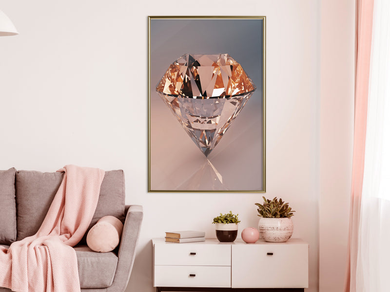 Poster - Shiny Gem  - goud
